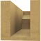 Ekena Millwork 4in. W x 4in. H x 12in. L Crestline Woodgrain TimberThane Rafter Tail, Primed Tan RFTUR04X04X12CRERCPR - alternate 4
